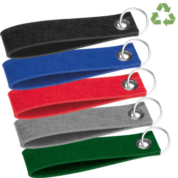 Schlüsselanhänger aus RPET Filz PATRYCJA