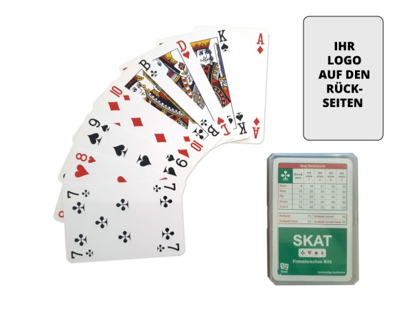 Skat-Spiel inkl. individueller Rueckseite