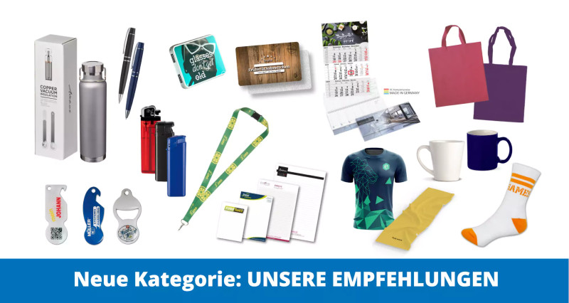 Neue Kategorie - Unsere Empfehlungen