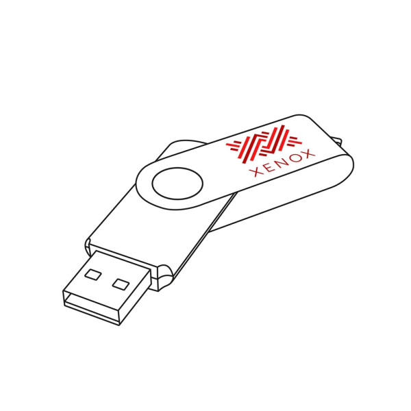 Print in full color for USB Stick Twister 3.0 Front