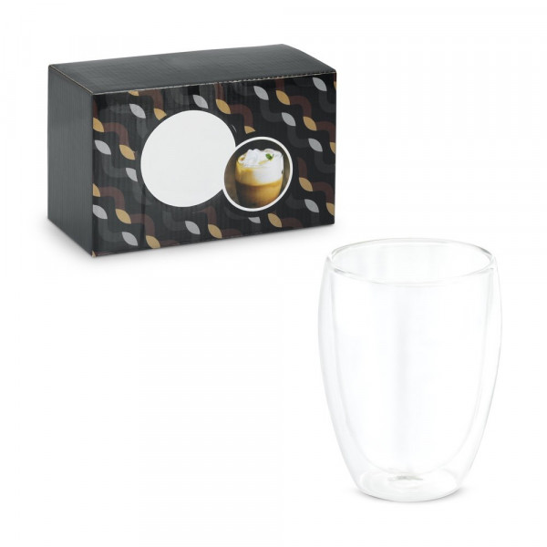 MACHIATO DUO. Set aus 2 Borosilikatglas bechern