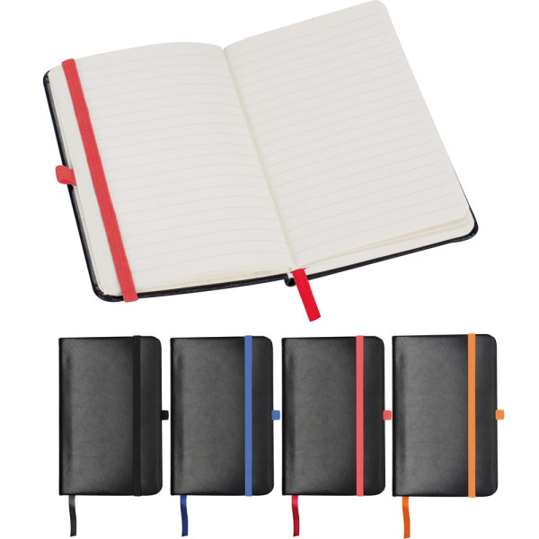 A6 Notizbuch mit Kunstledereinband